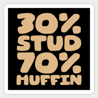 30 Stud 70 Muffin Magnet